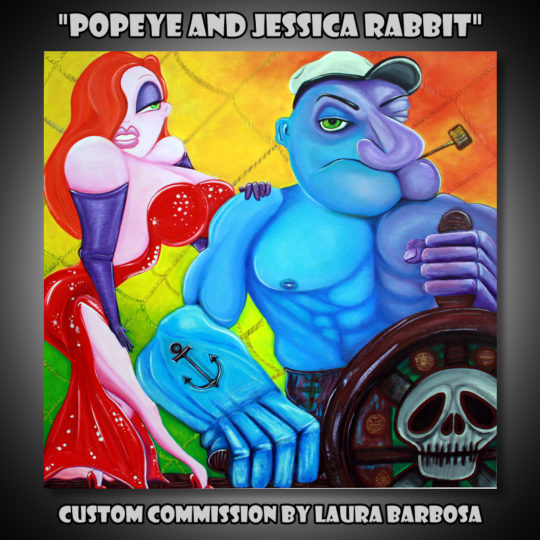 Popeye and Jessica Rabbit
