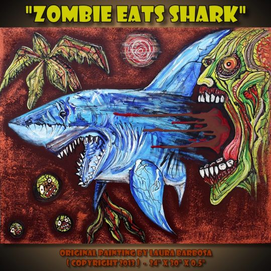 Zombie Eats Shark