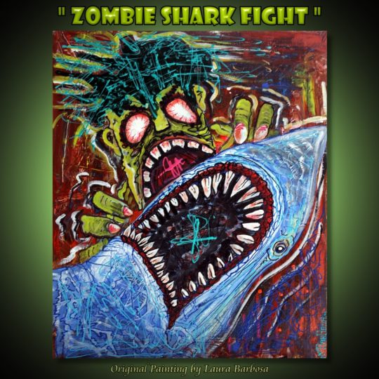 Zombie Shark Fight