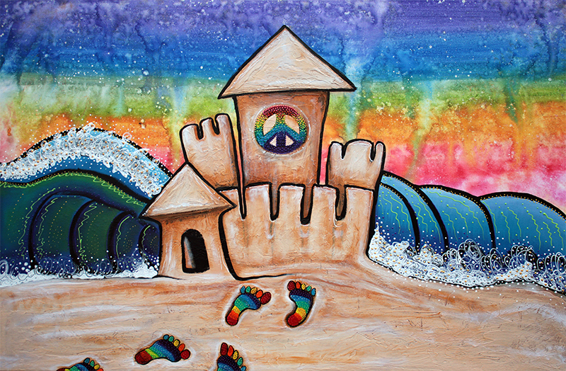 Hippie Sand Castle